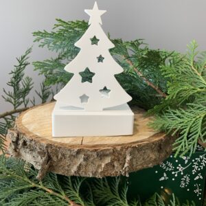 Stecker Tannenbaum für Teelichthalter mit Steckleiste