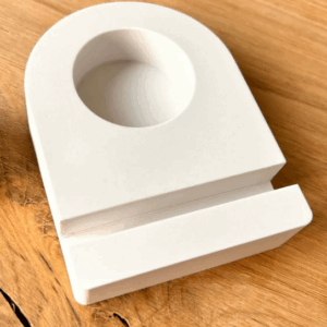 Teelichthalter abgerundet mit Steckleiste