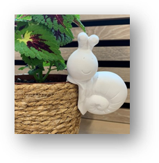 Topfhänger Schnecke aus Raysin