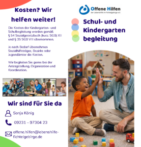 Flyer Kindergarten- und Schulbegleitung Offenen Hilfen